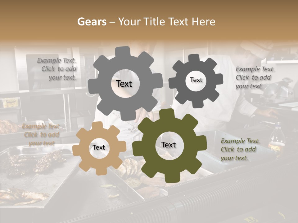 Profession Meat Course PowerPoint Template