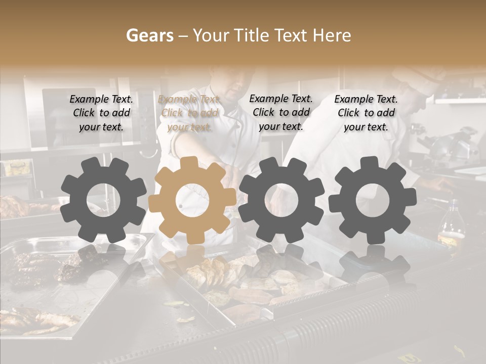 Profession Meat Course PowerPoint Template