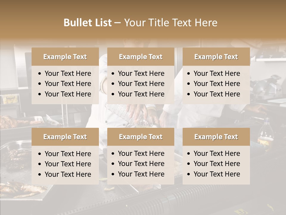 Profession Meat Course PowerPoint Template
