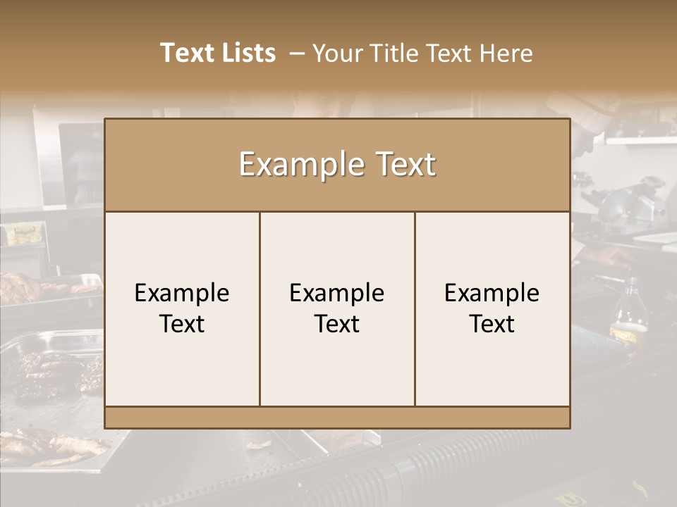 Profession Meat Course PowerPoint Template