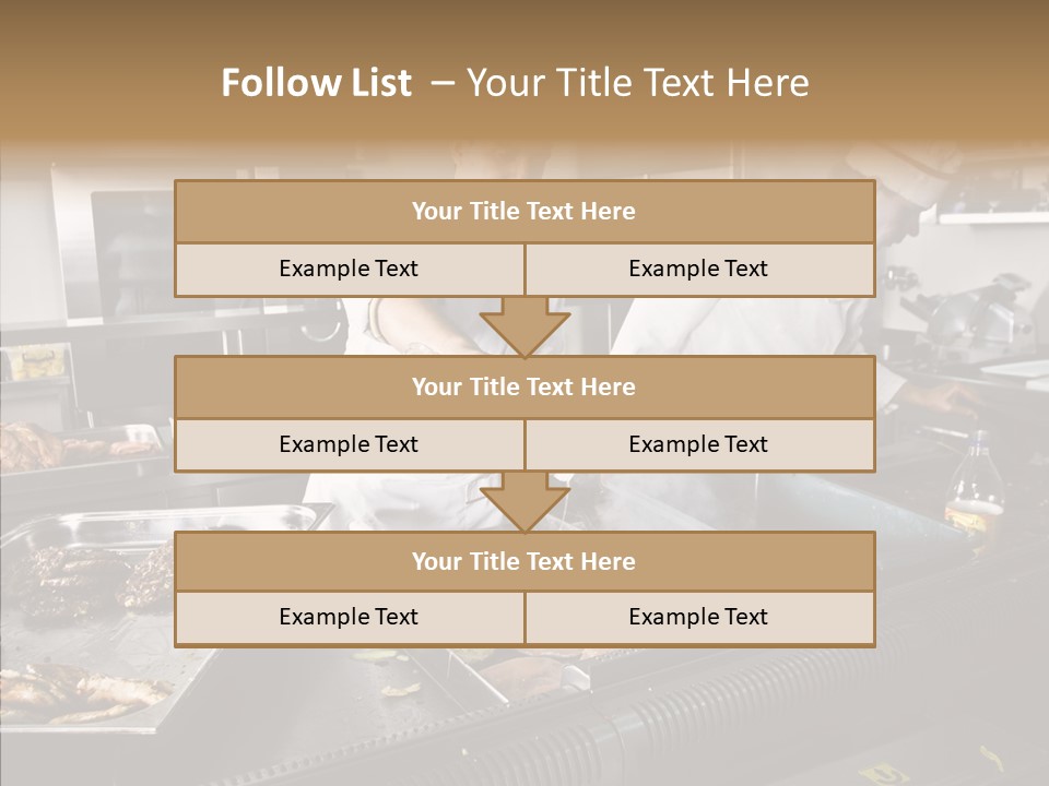 Profession Meat Course PowerPoint Template