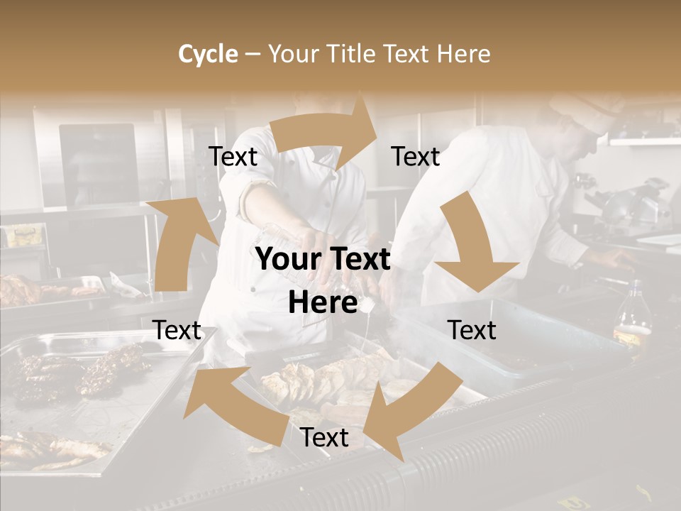 Profession Meat Course PowerPoint Template