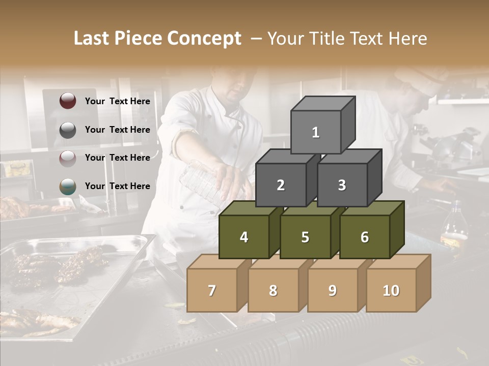 Profession Meat Course PowerPoint Template