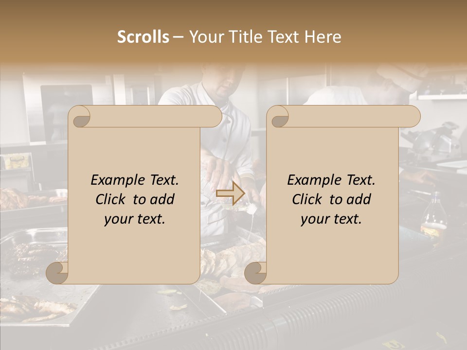 Profession Meat Course PowerPoint Template