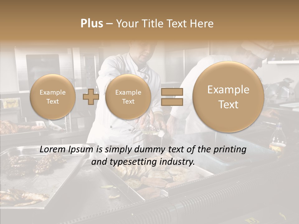 Profession Meat Course PowerPoint Template