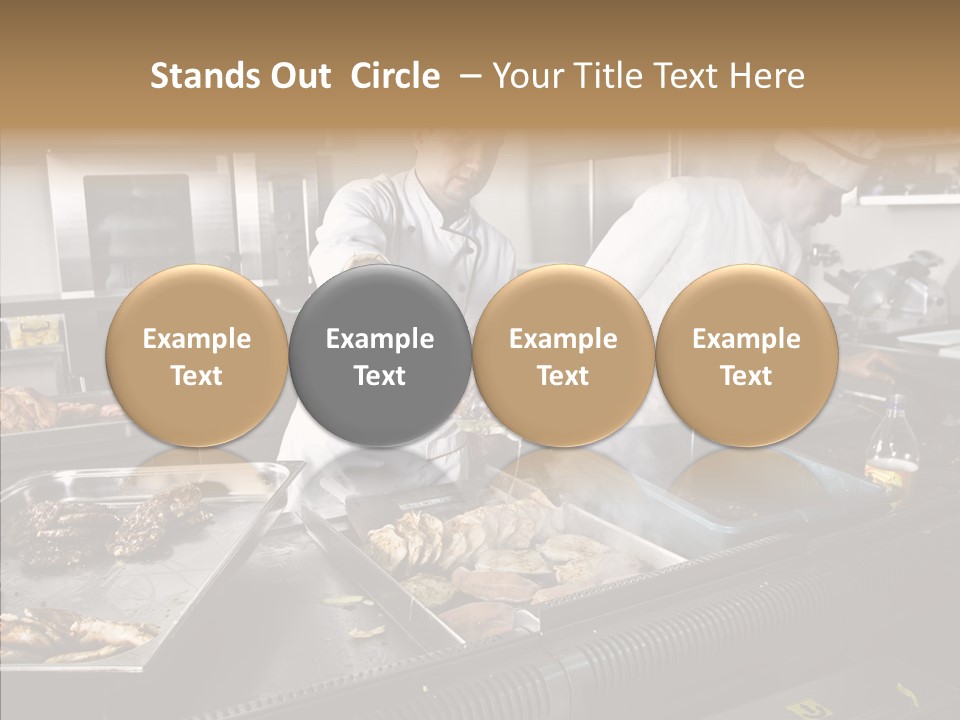 Profession Meat Course PowerPoint Template