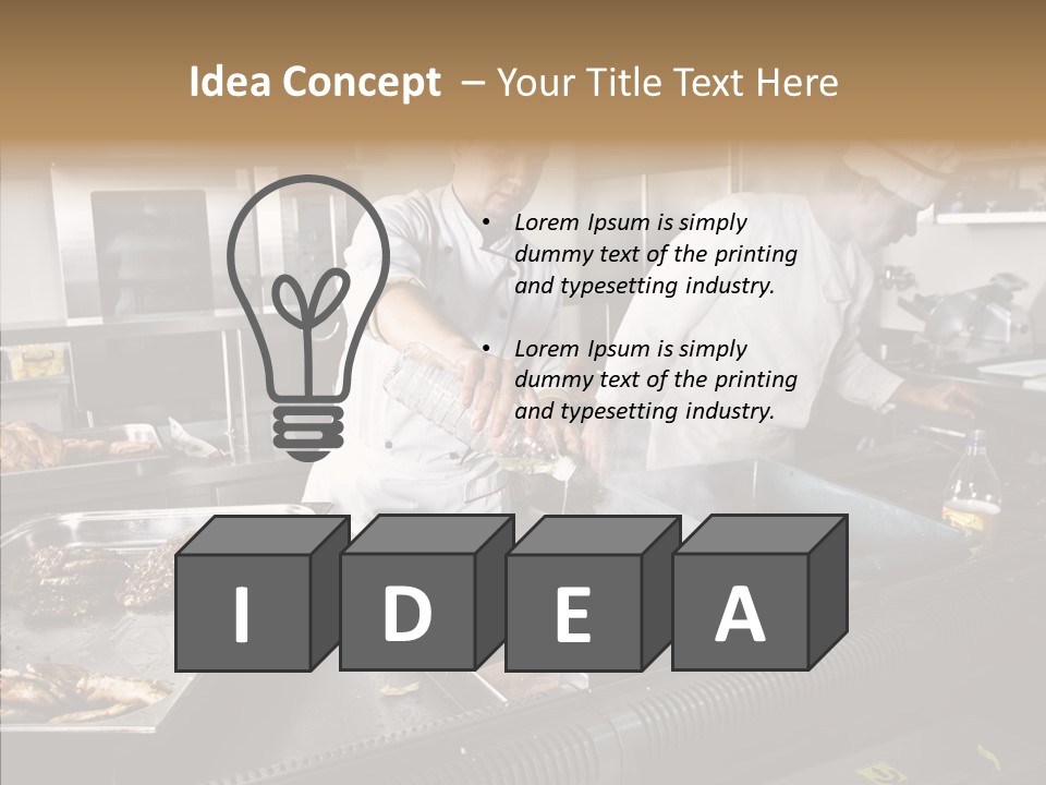 Profession Meat Course PowerPoint Template