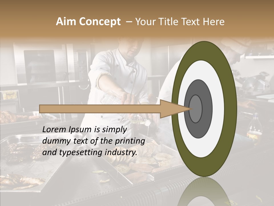 Profession Meat Course PowerPoint Template