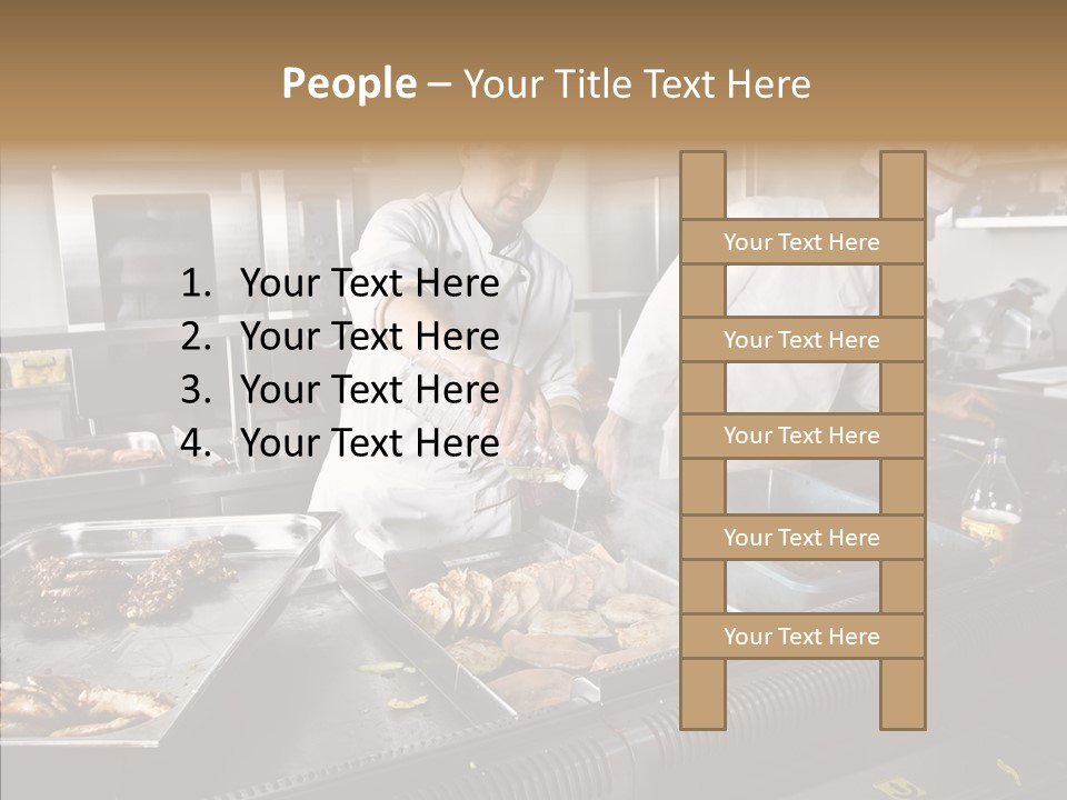 Profession Meat Course PowerPoint Template