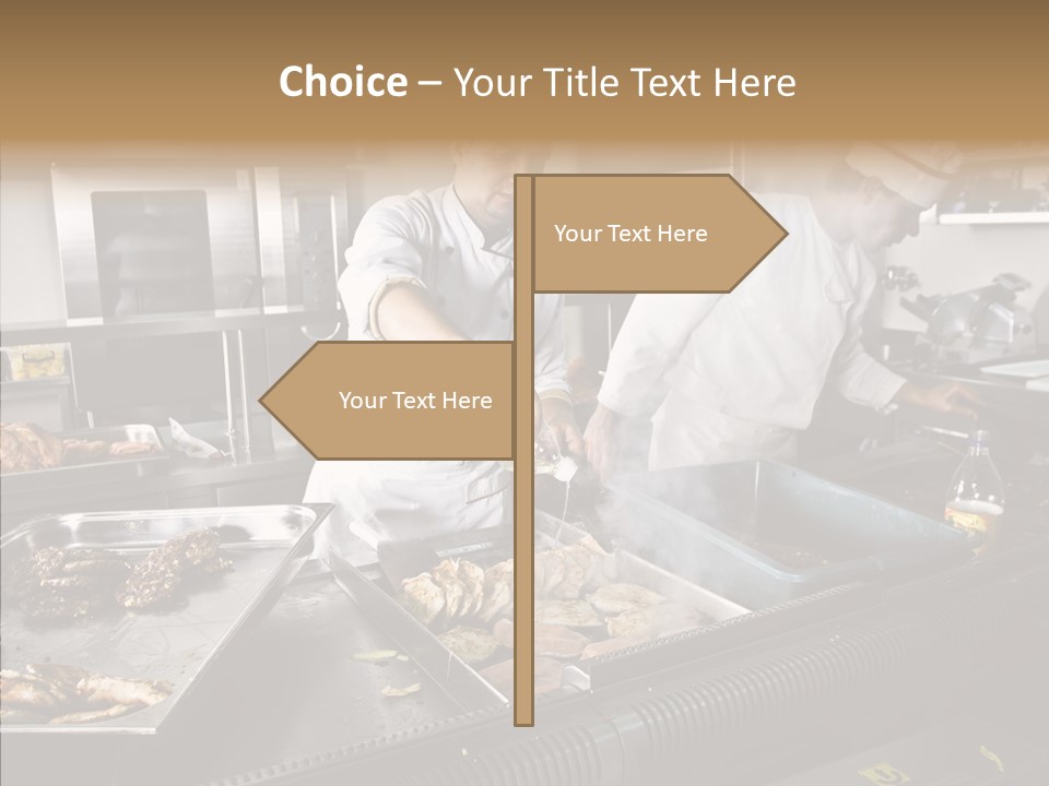 Profession Meat Course PowerPoint Template