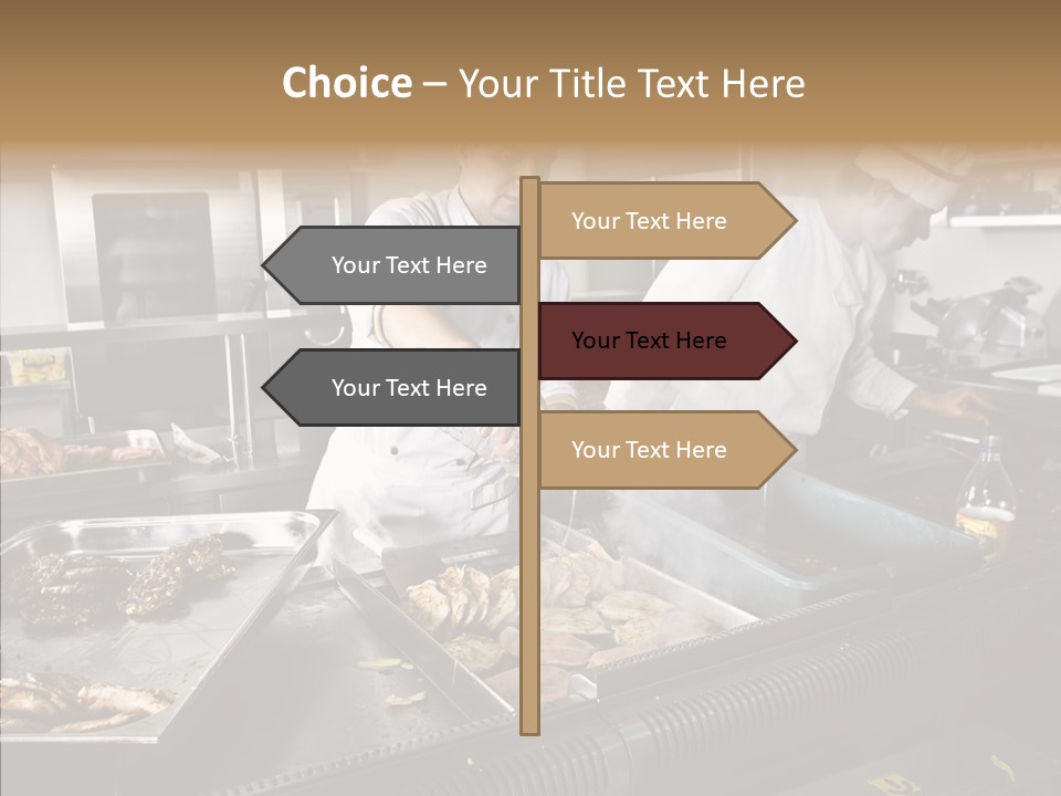 Profession Meat Course PowerPoint Template
