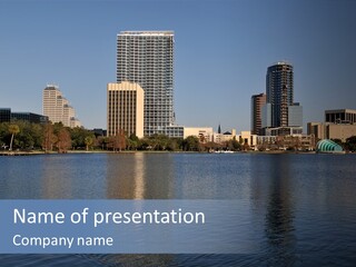 Reflect Office Park PowerPoint Template