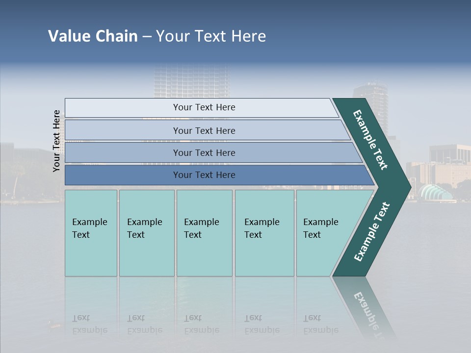 Reflect Office Park PowerPoint Template