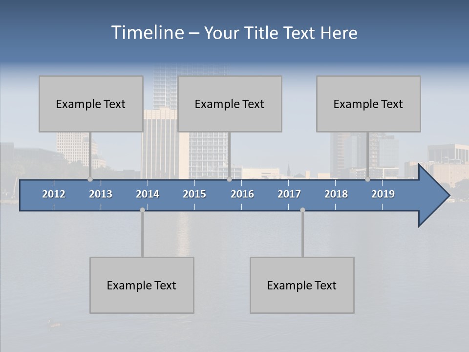 Reflect Office Park PowerPoint Template