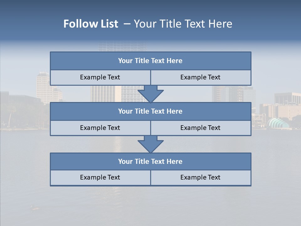 Reflect Office Park PowerPoint Template