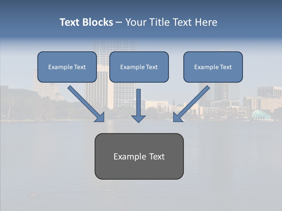 Reflect Office Park PowerPoint Template