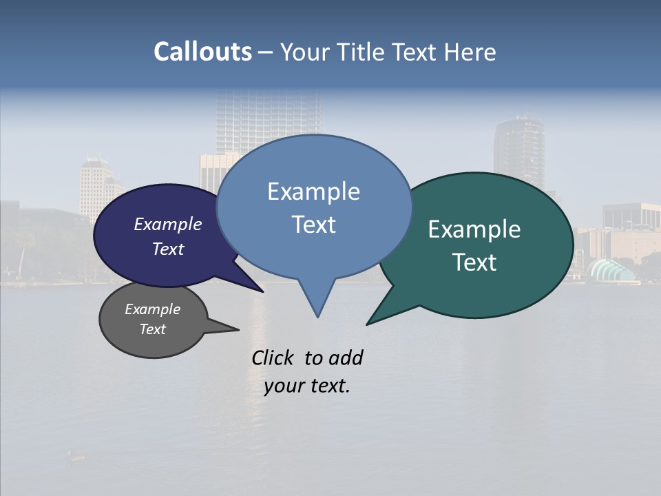 Reflect Office Park PowerPoint Template