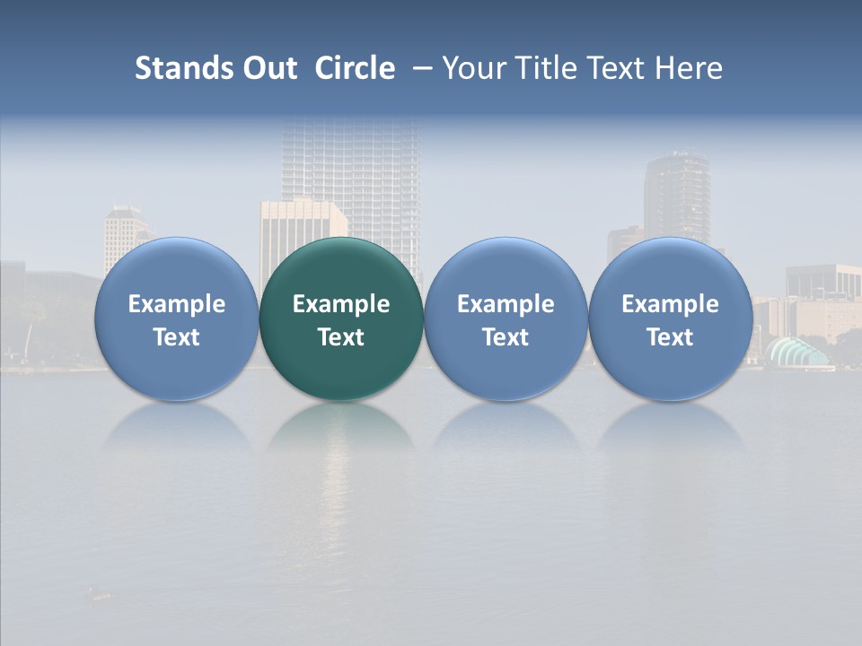 Reflect Office Park PowerPoint Template