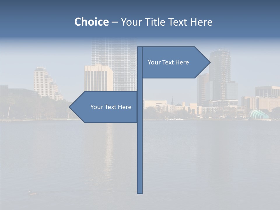 Reflect Office Park PowerPoint Template