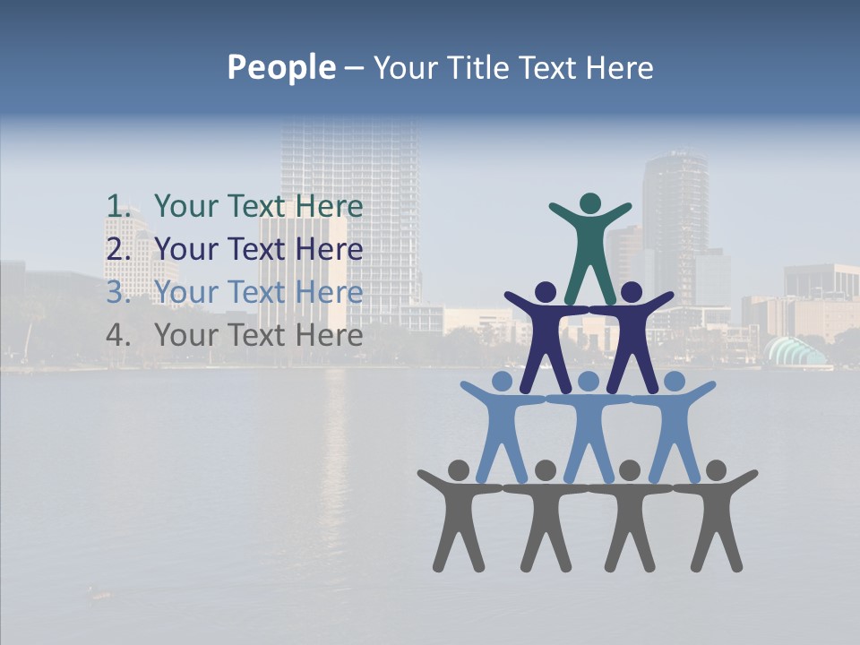 Reflect Office Park PowerPoint Template