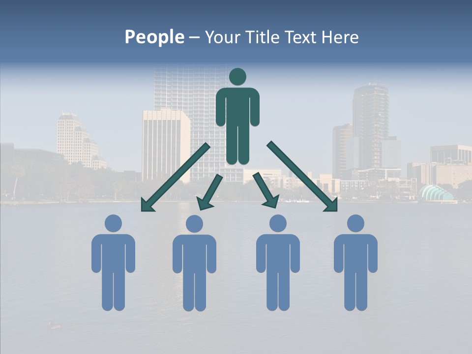 Reflect Office Park PowerPoint Template