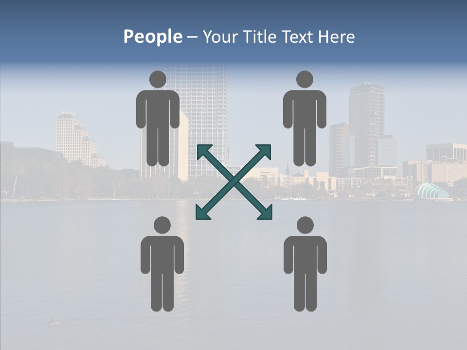 Reflect Office Park PowerPoint Template