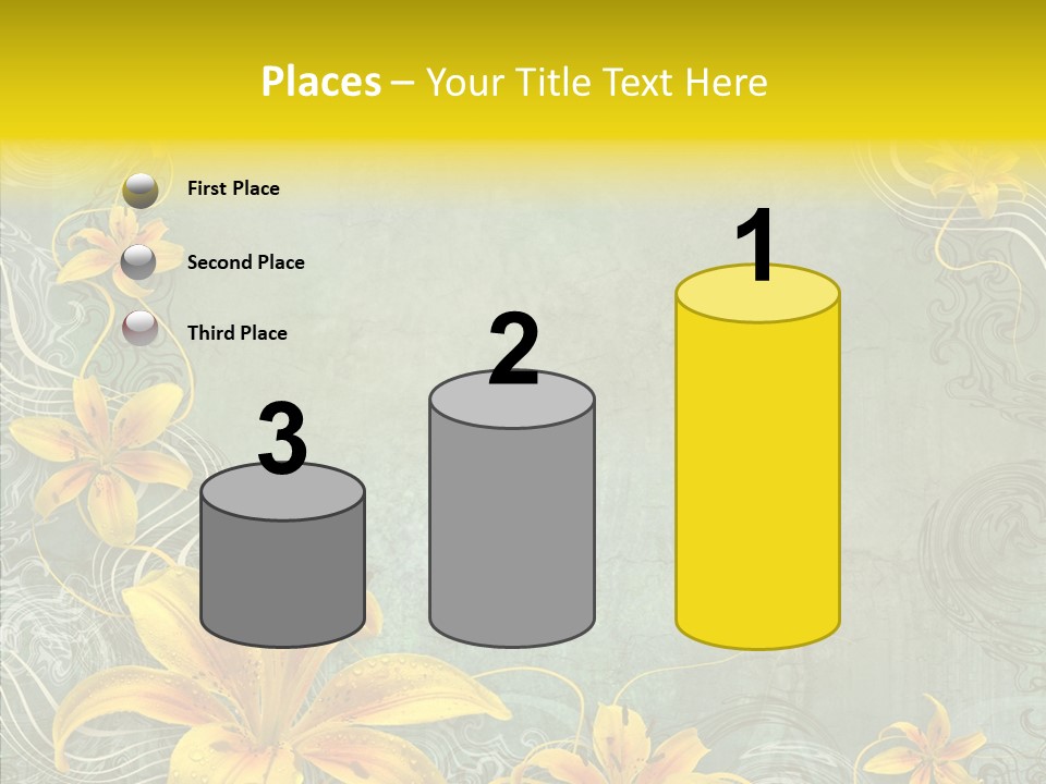 Stained Middle White PowerPoint Template