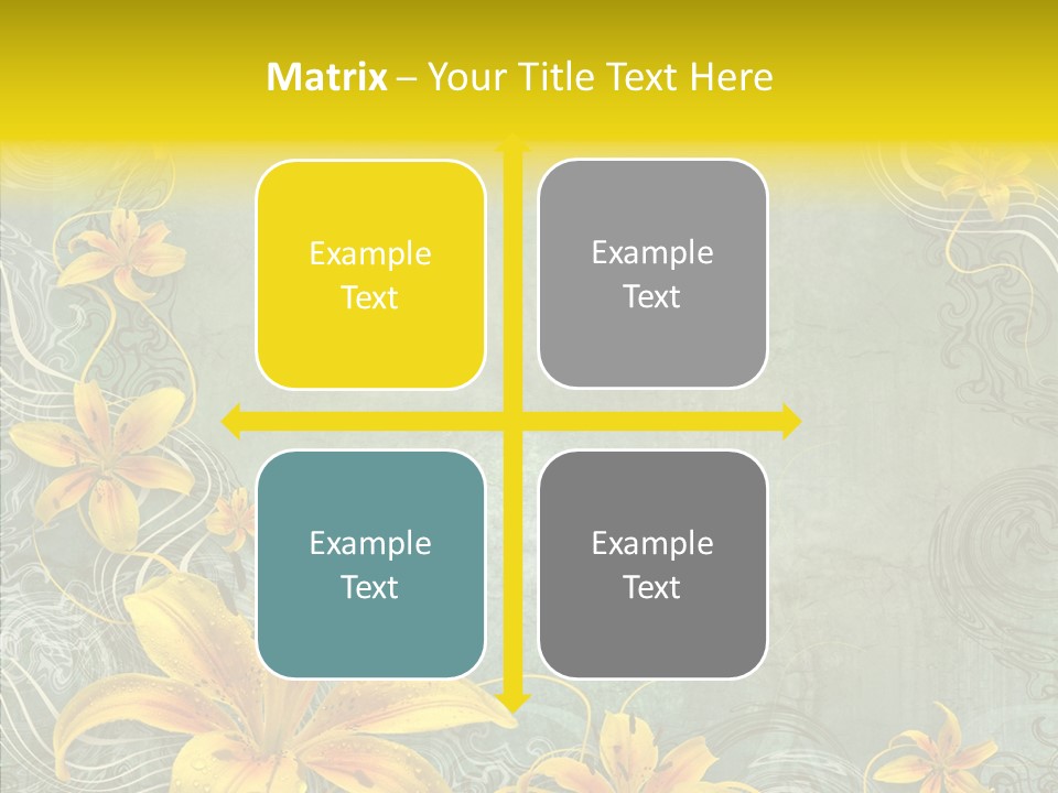 Stained Middle White PowerPoint Template