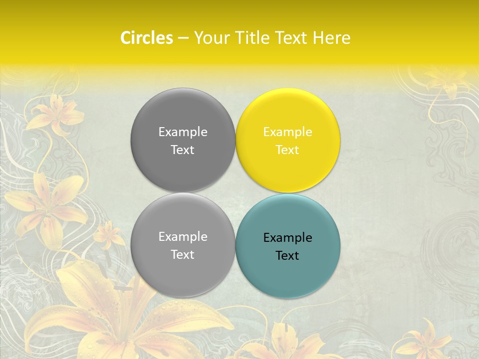 Stained Middle White PowerPoint Template