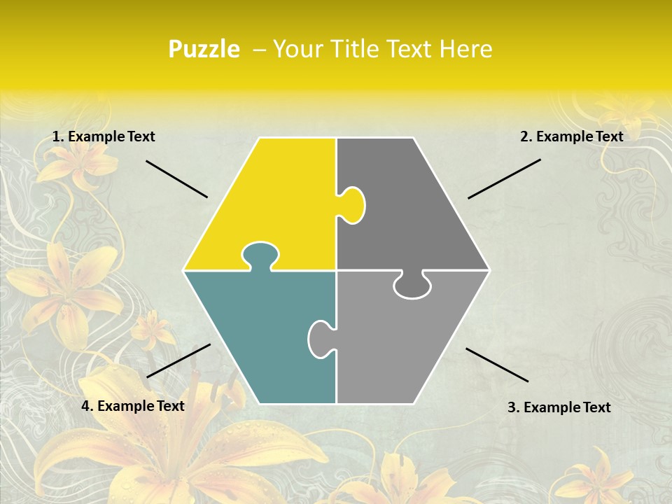 Stained Middle White PowerPoint Template