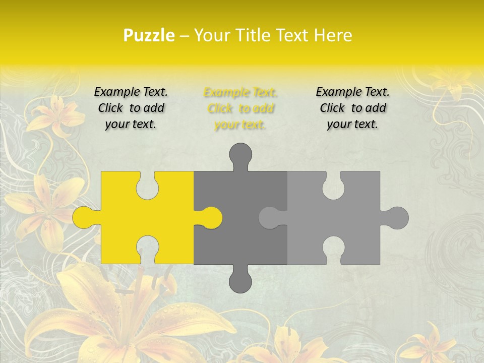 Stained Middle White PowerPoint Template