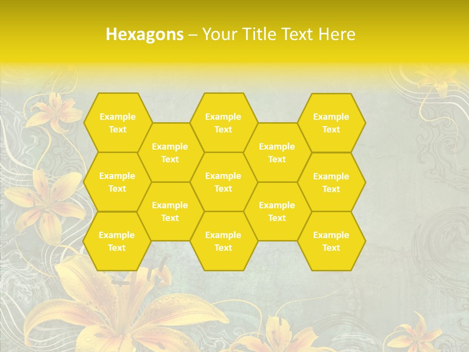 Stained Middle White PowerPoint Template