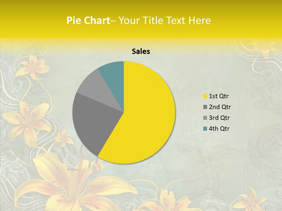 Stained Middle White PowerPoint Template