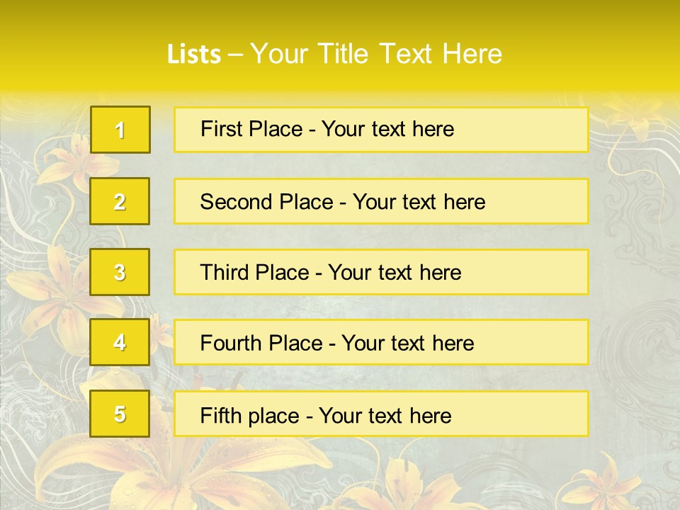 Stained Middle White PowerPoint Template