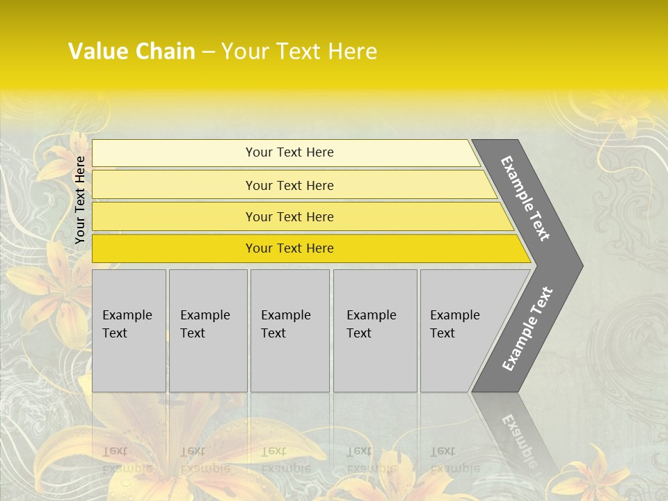 Stained Middle White PowerPoint Template
