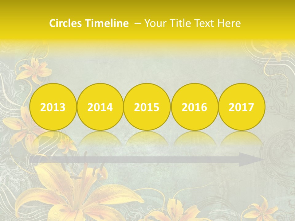 Stained Middle White PowerPoint Template