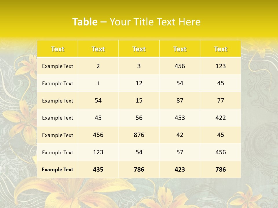 Stained Middle White PowerPoint Template