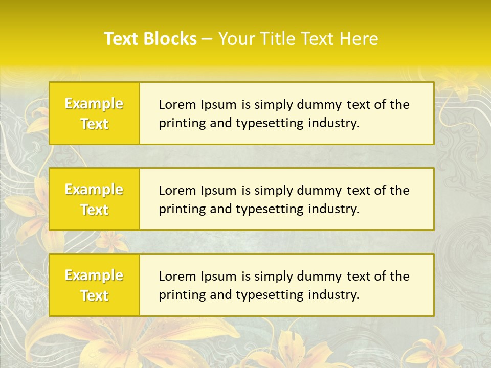 Stained Middle White PowerPoint Template