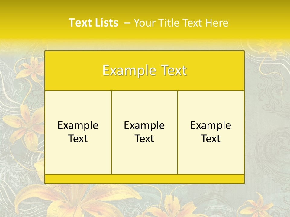 Stained Middle White PowerPoint Template