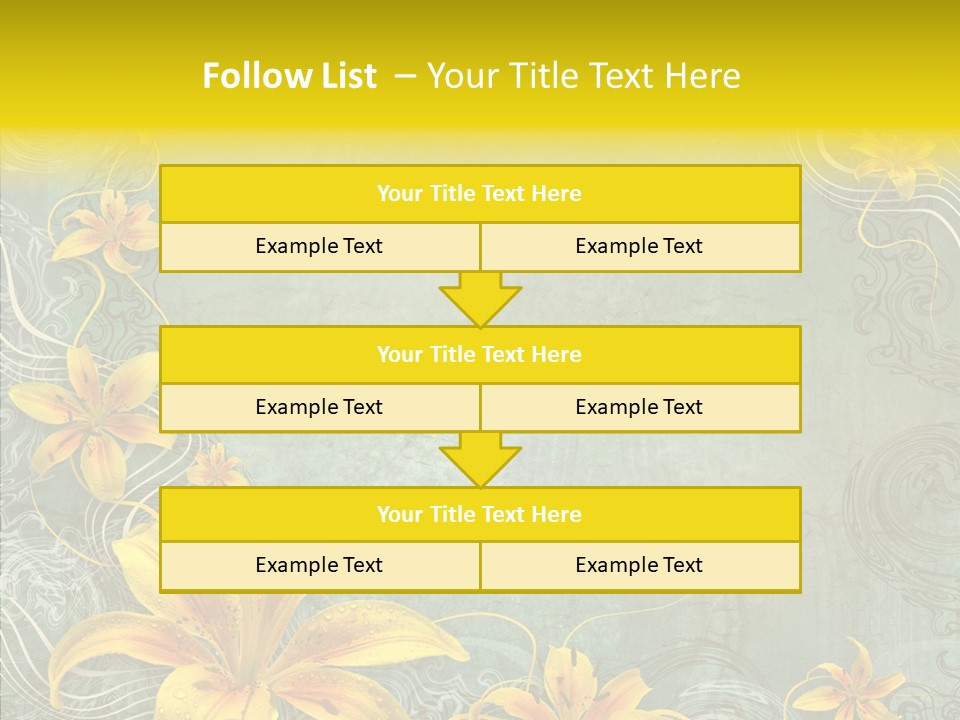 Stained Middle White PowerPoint Template