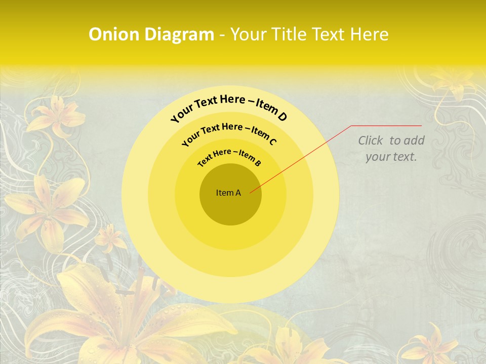 Stained Middle White PowerPoint Template