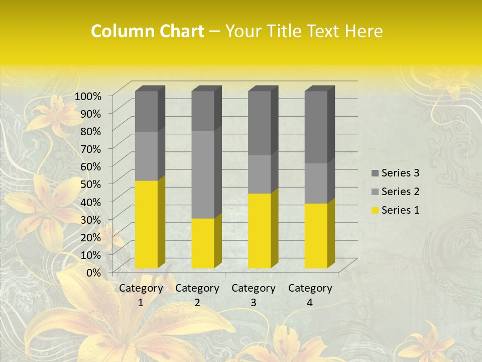 Stained Middle White PowerPoint Template