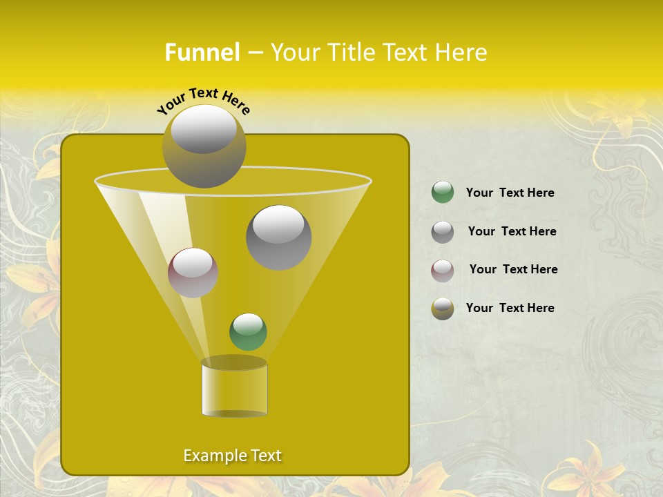 Stained Middle White PowerPoint Template