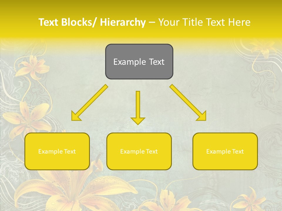 Stained Middle White PowerPoint Template