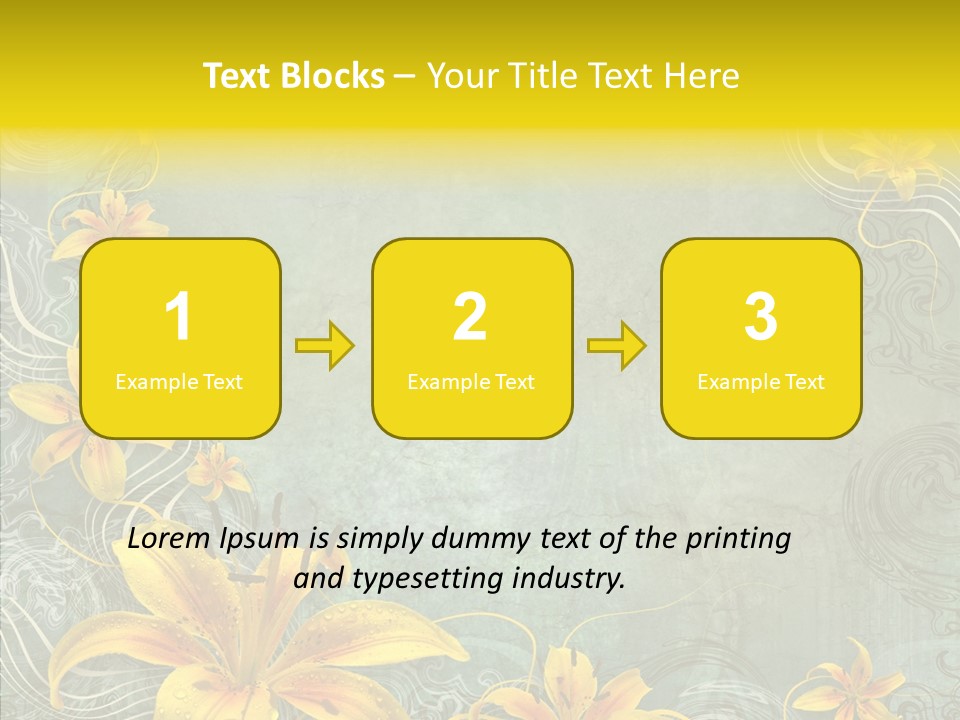 Stained Middle White PowerPoint Template