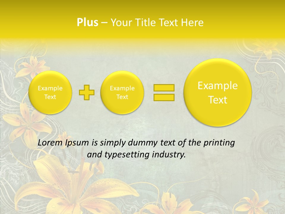 Stained Middle White PowerPoint Template