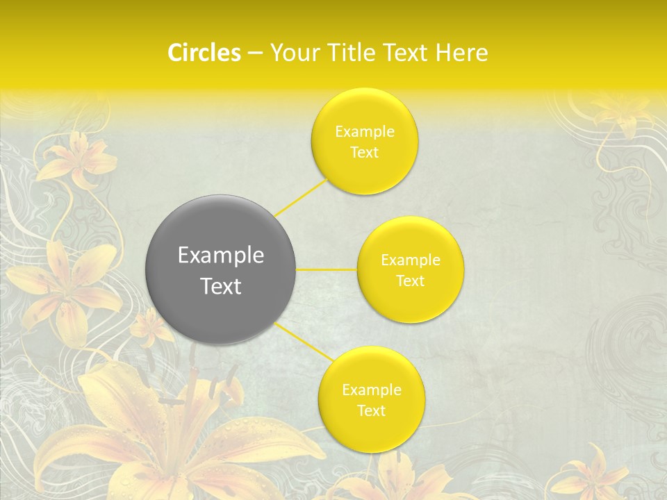 Stained Middle White PowerPoint Template