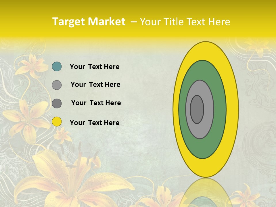 Stained Middle White PowerPoint Template