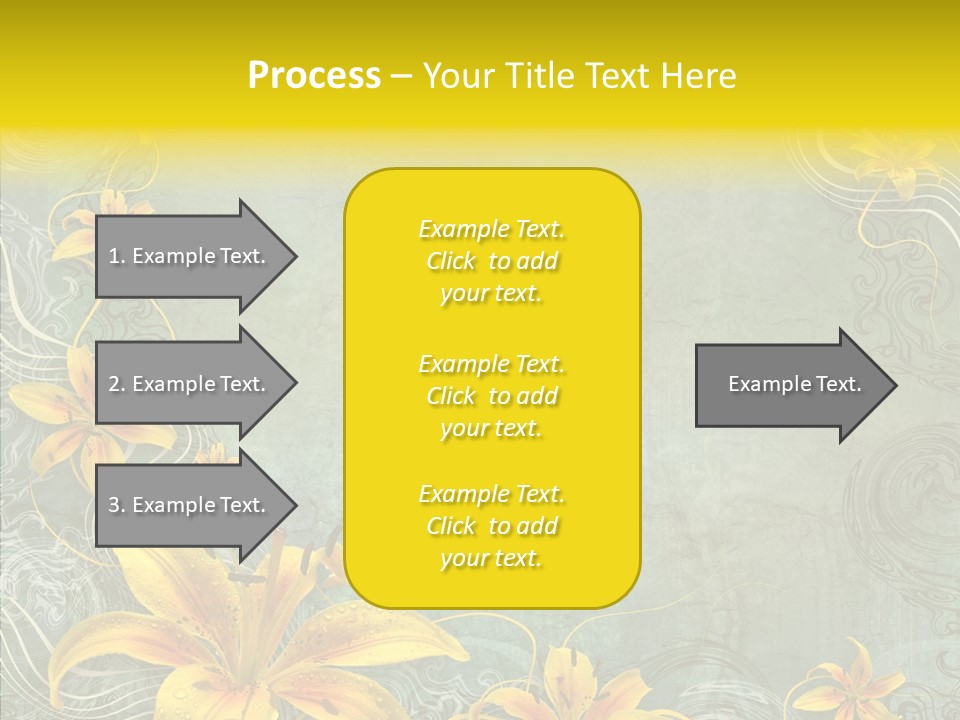 Stained Middle White PowerPoint Template