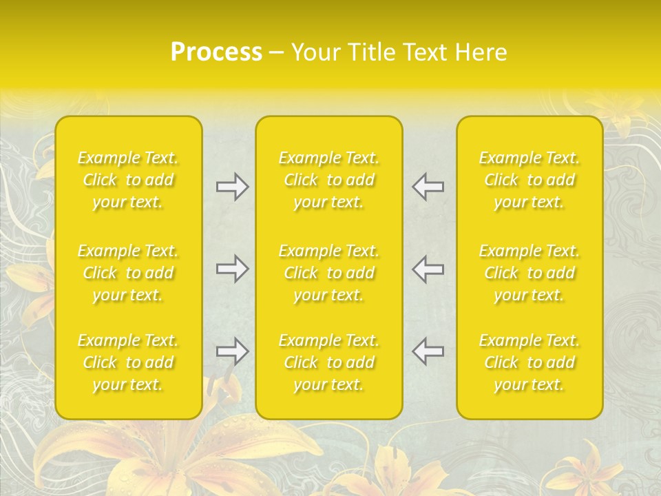 Stained Middle White PowerPoint Template